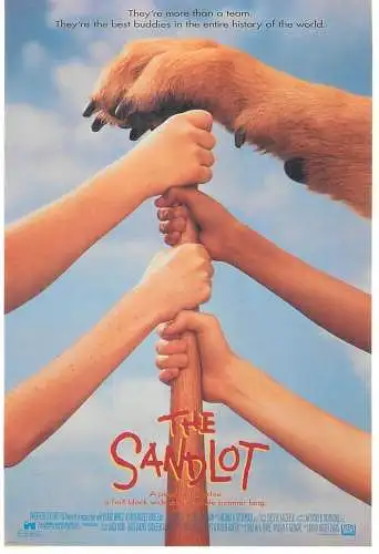 Cinema movie poster film advertising postcard The Sandlot