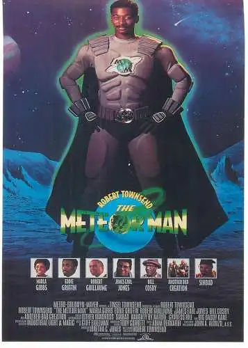 Cinema movie poster film advertising postcard Robert Townsend in The Meteor Man