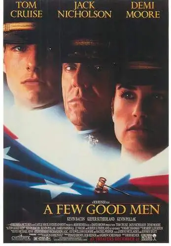 Cinema movie poster film advertising postcard A Few Good Men Tom Cruise Jack Nicholson Demi Moore