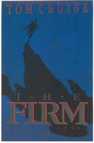 Cinema movie poster film advertising postcard Tom Cruise The Firm