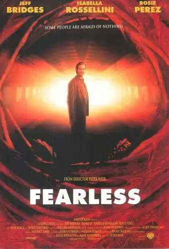 Cinema movie poster film advertising postcard Jeff Bridges Isabella Rossellini in Fearless
