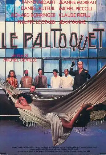 Cinema movie poster film advertising postcard Le Paltoquet un film de Michel Deville