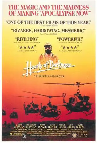 Cinema movie poster film advertising postcard Hearts of Darkness Francis Ford Coppola George Lucas