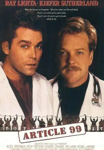 Cinema movie poster film advertising postcard Ray Liotta Kiefer Sutherland Article 99