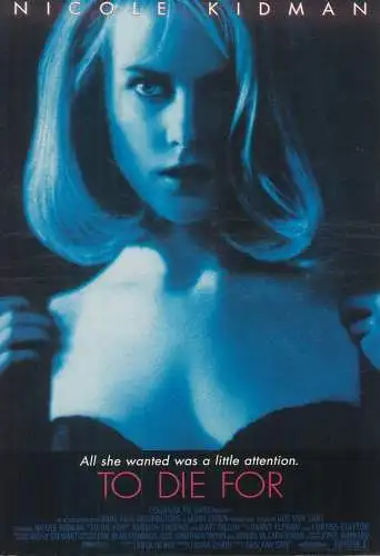 Cinema movie poster film advertising postcard Nicole Kidman To Die For