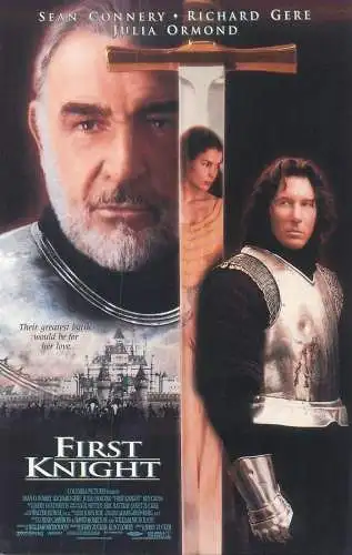 Cinema movie poster film advertising postcard Sean Connery Richard Gere Julia Ormond in First Knight