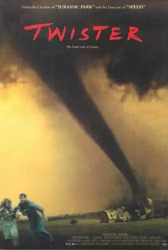 Cinema movie poster film advertising postcard Twister