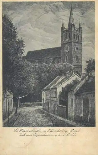 Stadtpfarrkirche Müncheberg 1938