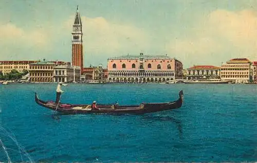 Italia Venice panorama gondola