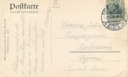 France Strasbourg theater 1909
