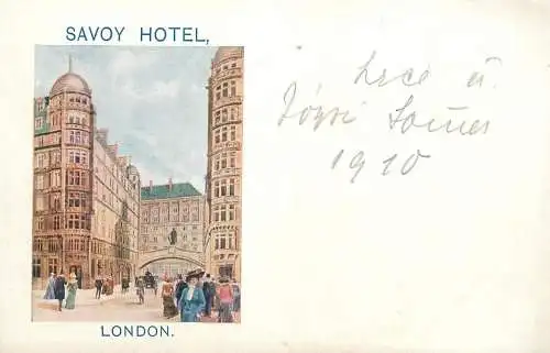 London Hotel Savoy 1910