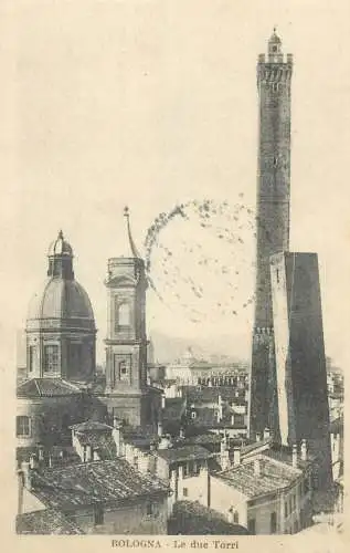 Italia Bologna le due tori 1929