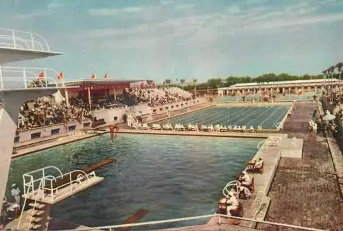 Asia China Peking The Taojanting Swimming pool postcard