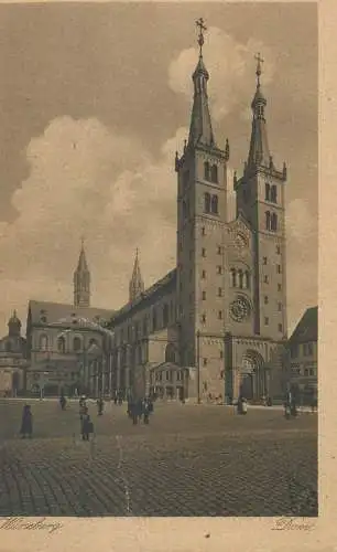 Germany Würzburg Dom 1921