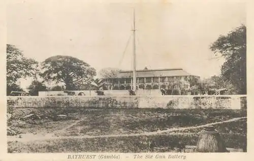 Gambia Bathurst the Six Gun Battery