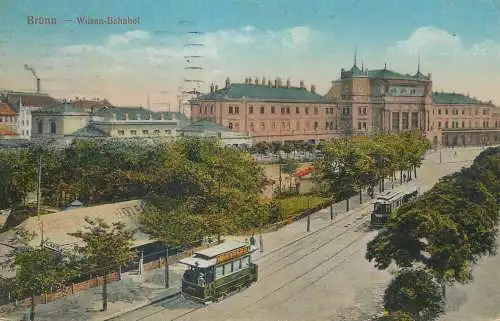 Germany Brünn Wilson Bahnhof tramway & railway station