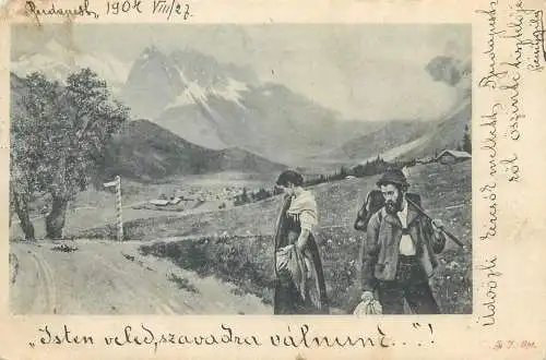 Hungary Budapest to Szatmar megye 1904