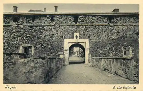 Ujhorod Ungvar Ukraine castle entrance