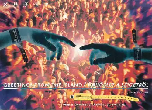 A0160 Greetings from the Island Sziget Festival Hungary