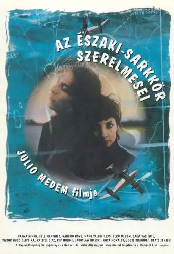 Movie Advertising Card Lovers of the Arctic Circle a film by Julio Medem