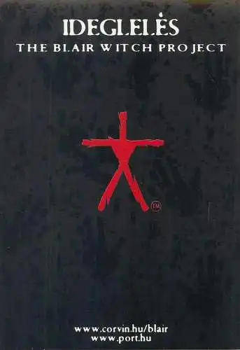 Blair Witch Project Movie Advertising Postcard