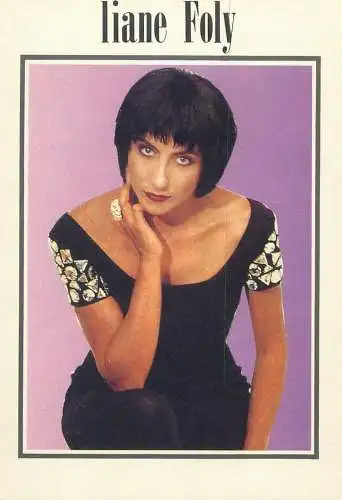 French blues and jazz singer actress presenter and impressionist Liane Foly