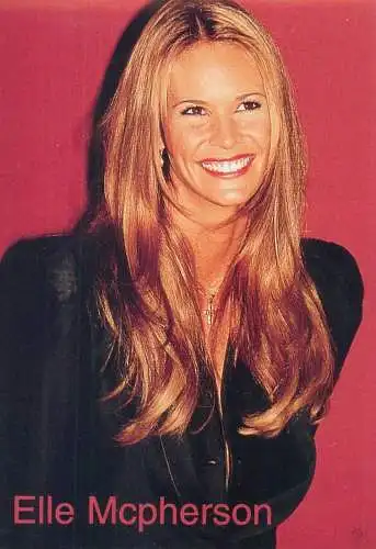 Australian model businesswoman television host and actress Elle Mcpherson