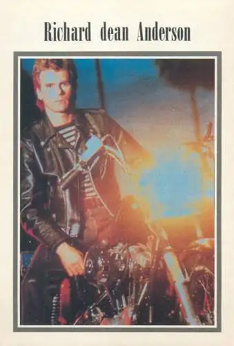 Actor Richard Dean Anderson postcard