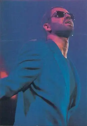 George Michael postcard