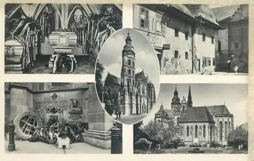 Postcard Slovakia Kassa Kosice multi view