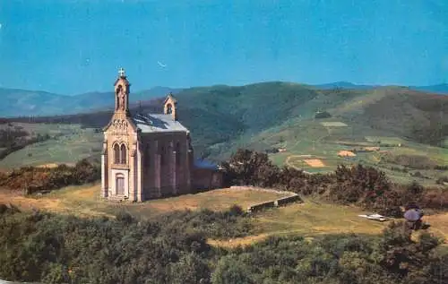 France Rhone Paysages du Beaujolais La chapelle de Brouilly a Saint Lager pelerinage le 8 septembre 1966 postcard