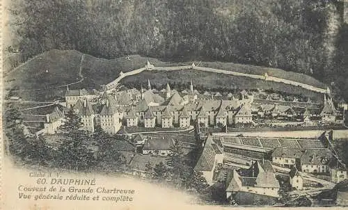 Postcard France Dauphine Couvent de la Grande-Chartreuse Col de la Ruchere