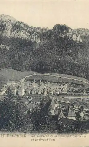 Postcard France Dauphine Couvent de la Grande-Chartreuse general view