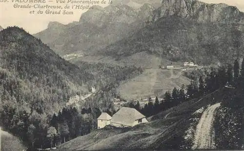 Postcard France Valombre Grande-Chartreuse picturesque mountain scenery hospital picture