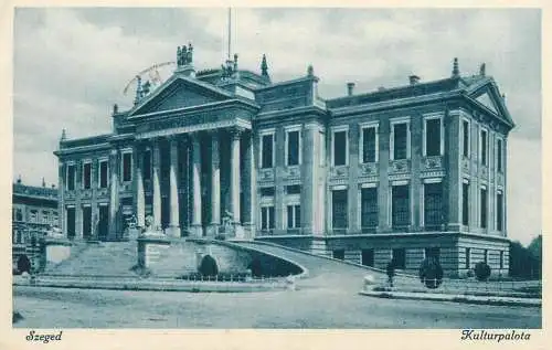 Postcard Hungary Szeged Palace of Culture