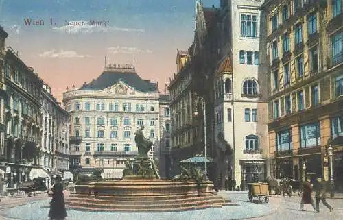Postcard Austria Wien I Neuer Markt