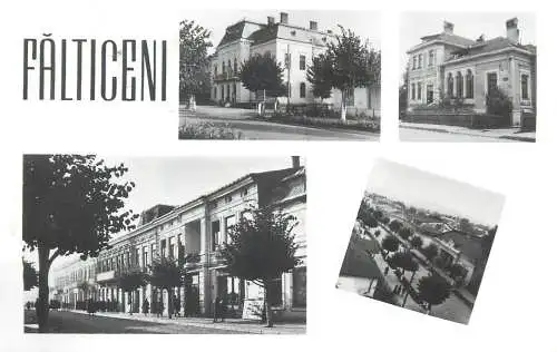 Postcard Romania Falticeni multi view