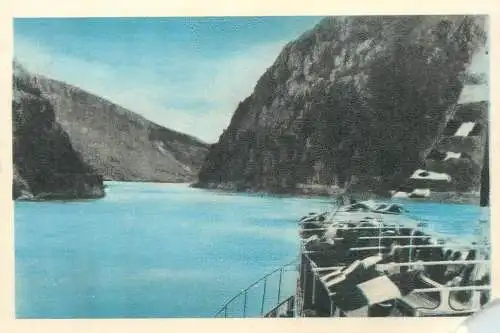 Postcard Romania Dunarea la Cazane