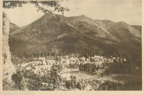 Postcard Romania strandul Tusnad Bai general view