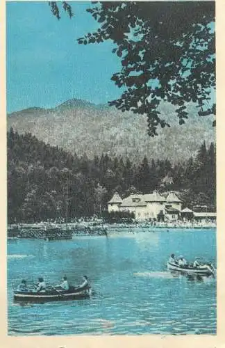 Postcard Romania strandul Tusnad Bai