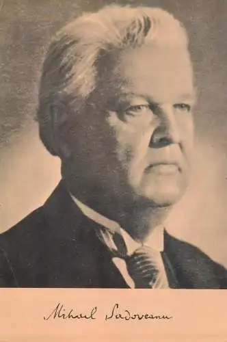 Romanian novelist, short story writer, journalist and political figure Mihail Sadoveanu