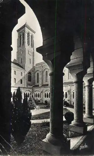 A5238 France Dourgne (Tarn) Abbaye d'Encalcat Clocher de l'Eglise & Cloitre