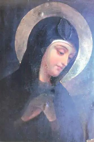 A5555 St. Ana Monastery Rohia Romania - The icon of the grieved Holy Virgin