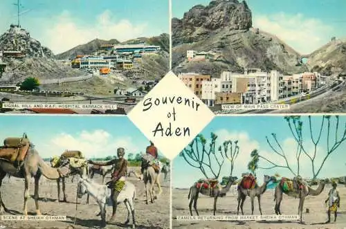 A5238 Yemen Aden souvenir multi view