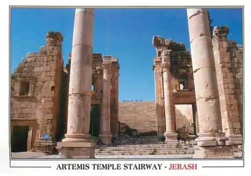 A5504 Jordan Jerash Artemis Temple Stairway