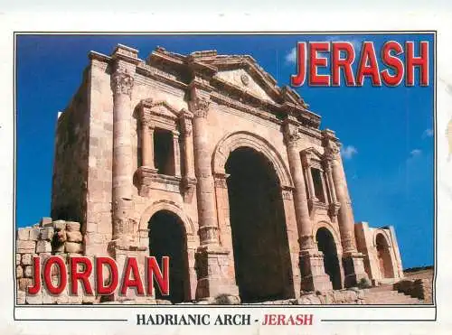 A5504 Jordan Jerash Hadrianic Arch