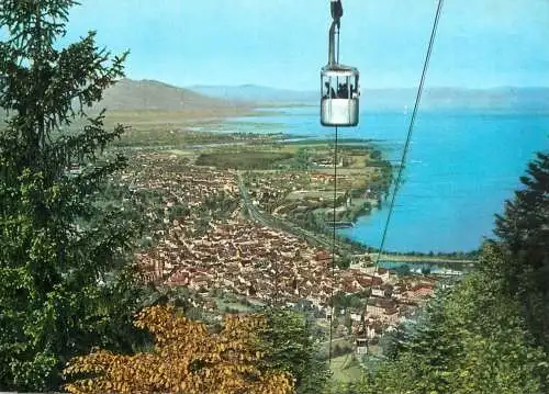 A5215 Austria Bregenz am Bodensee mit Pfanderbahna panorama