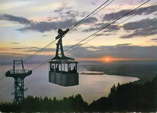 A5215 Austria Bregenz am Bodensee Abendstimmung Pfanderbahn