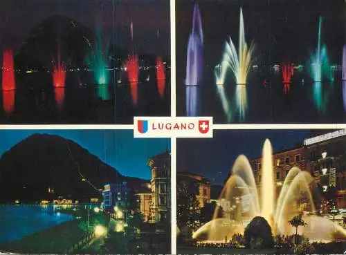 A5200 Switzerland Lugano at night multi view