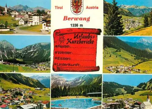 A5200 Austria Berwang / Tirol multi view souvenir
